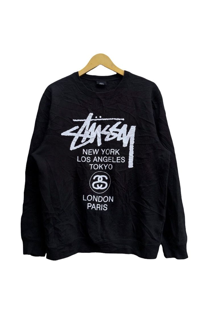 Stussy Stussy world tour sweatshirt Size US M / EU 48-50 / 2 - 1 Thumbnail