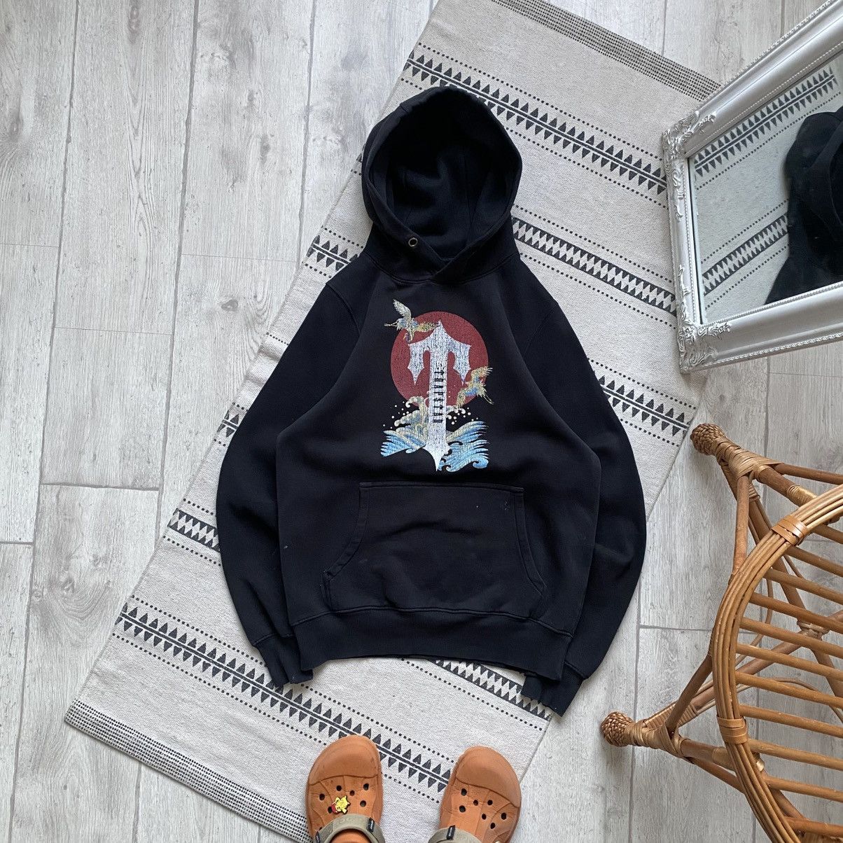 関税込【TRAPSTAR LONDON】Trapstar x Cough Syrup Puff Hoodie Trapstar x Cough Syrup Irongate Patchwork Hoodie Black Men's