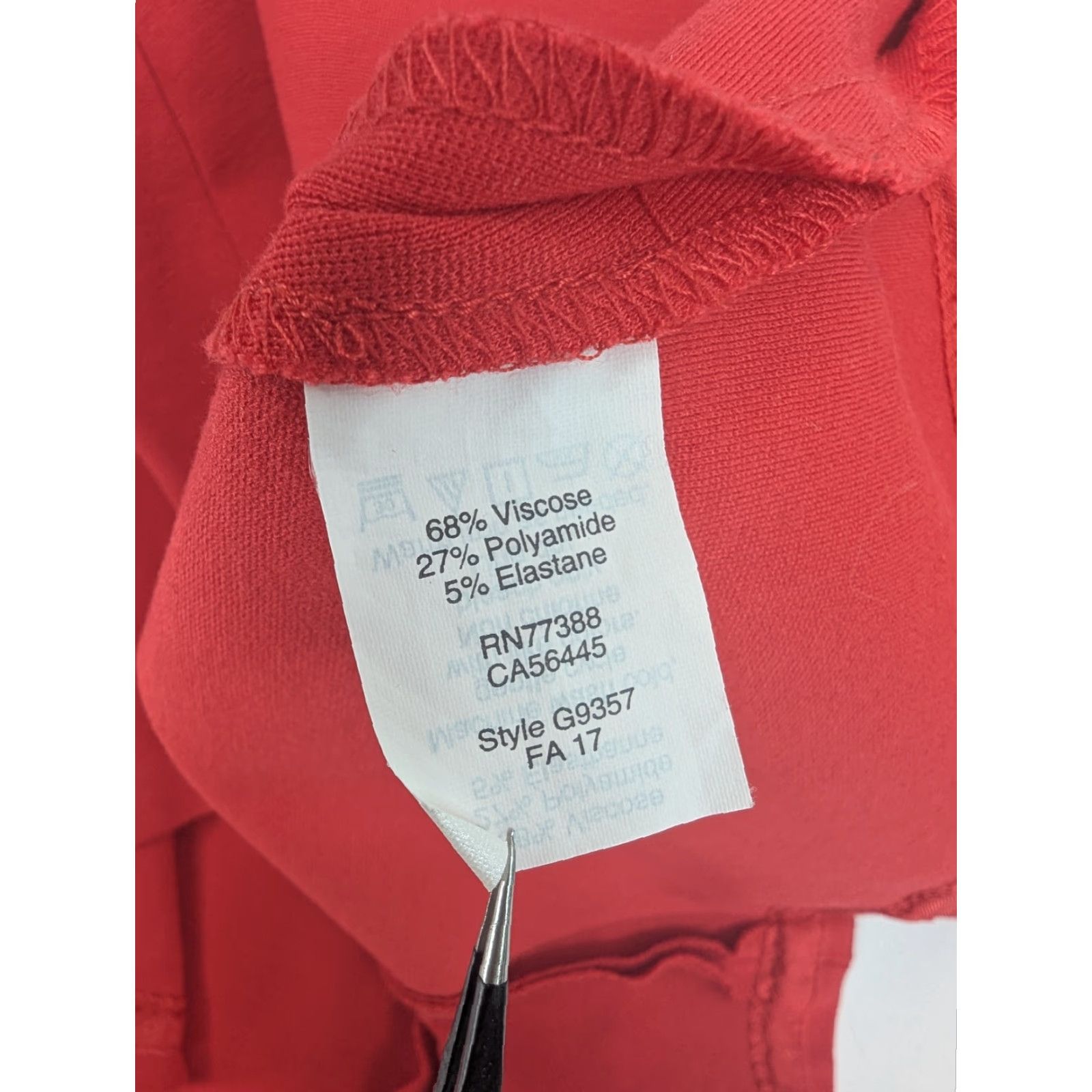 J.Crew J. Crew Factory Red Short Sleeve Dress Cap Sleeve Flounce Ponte A-Line Sheath Knee Length G9357 Size 4 Size 27" / US 4 / IT 40 - 6 Thumbnail