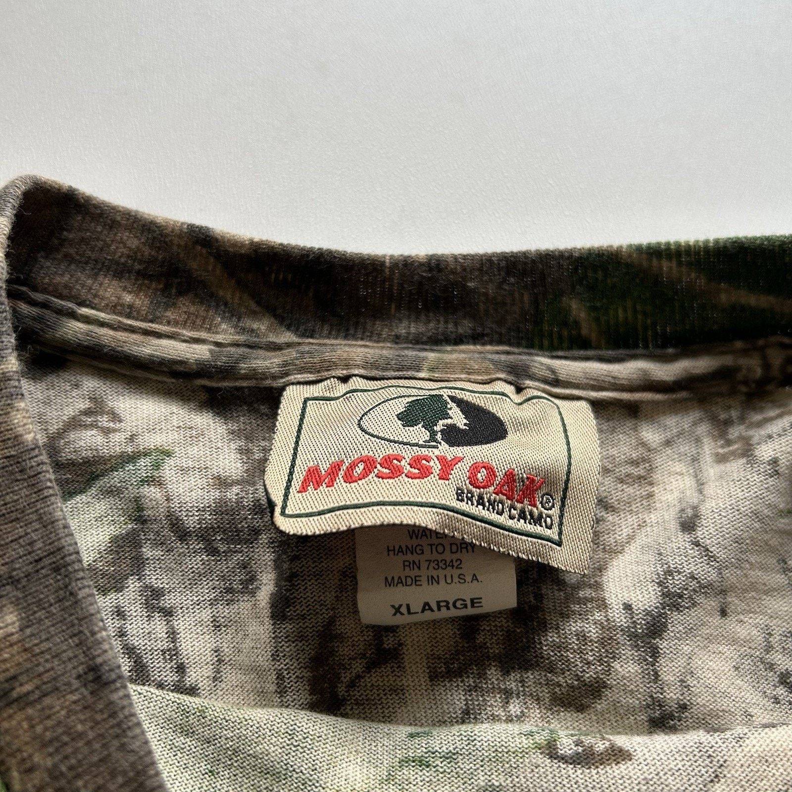Mossy Oaks Vintage 90s Mossy Oak Camo Pocket T Shirt Long Sleeve XL USA Size US XL / EU 56 / 4 - 3 Thumbnail