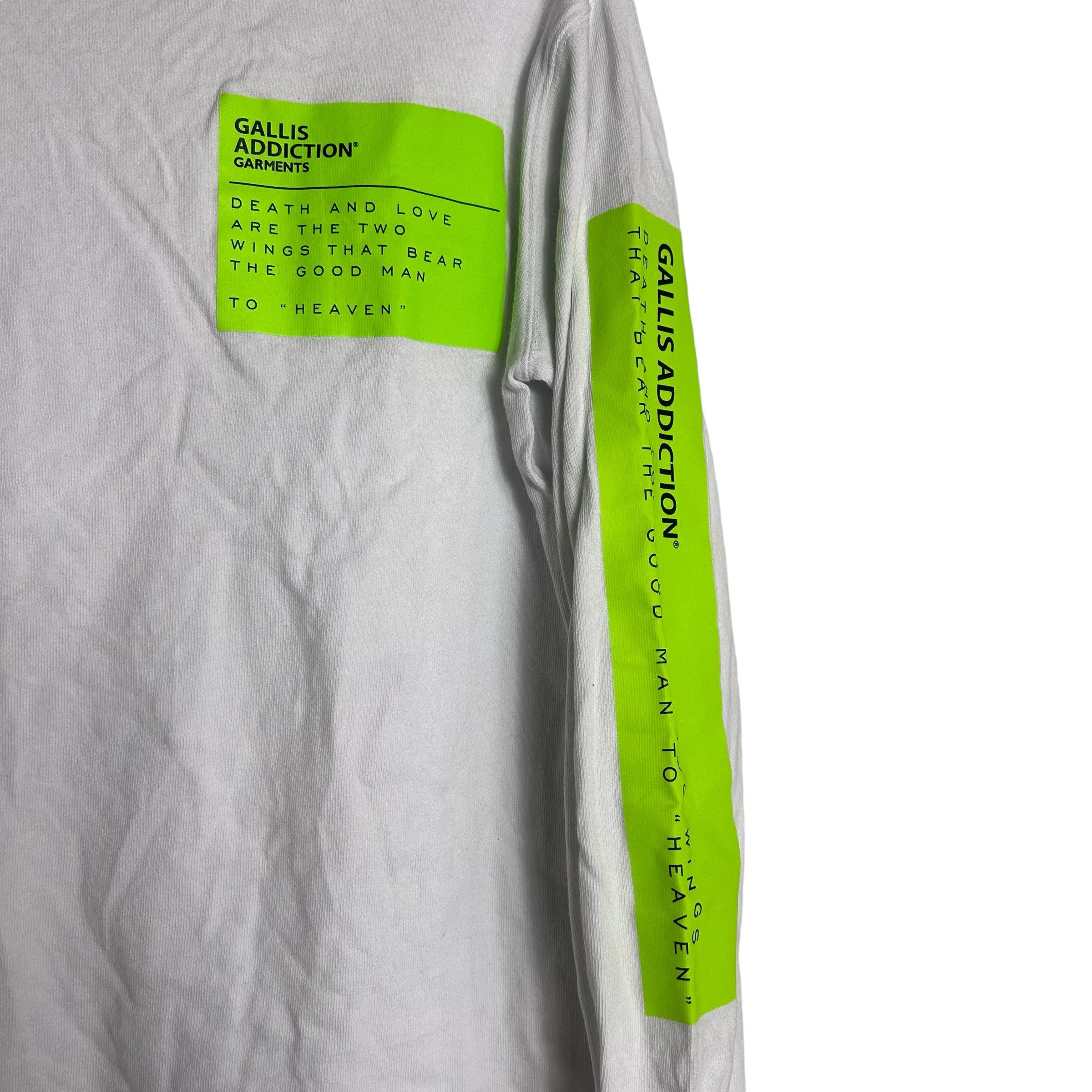Japanese Brand 🔥RARE🔥Gallis Addiction Garments L/Sleeve T-shirt Size US L / EU 52-54 / 3 - 2 Thumbnail