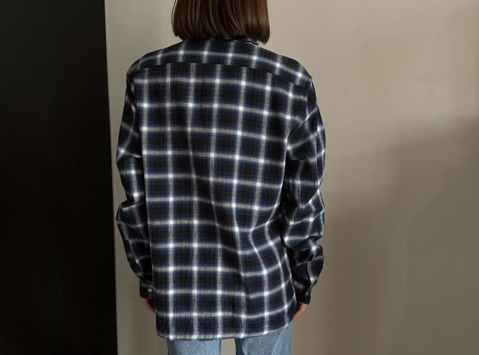 The Kooples The Kooples Check Zip Relaxed Shirt Blue mens Size S Size US S / EU 44-46 / 1 - 7 Thumbnail