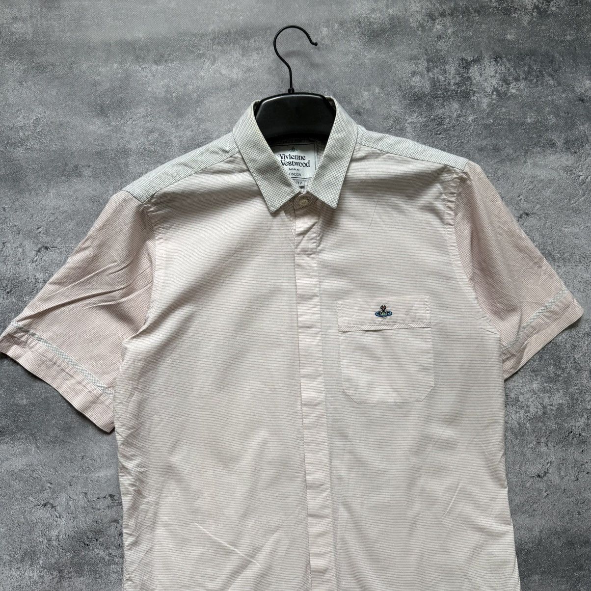 Vivienne Westwood Vivienne Westwood MAN Shirt Button Up Short Sleeve Size US L / EU 52-54 / 3 - 3 Thumbnail