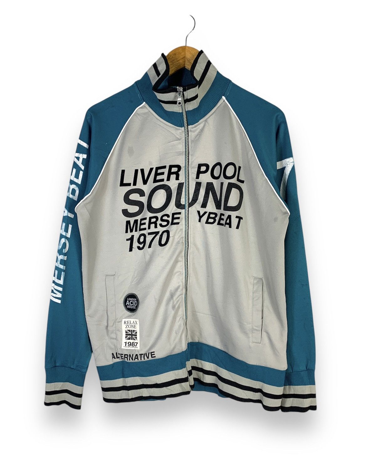 Designer × Vintage Vintage Liverpool Sound Merseybeat 1970 Zipper Jacket Size US XL / EU 56 / 4 - 1 Thumbnail