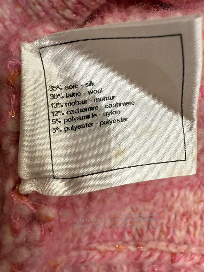 Chanel Chanel Pink tweed zipper jacket Size XS / US 0-2 / IT 36-38 - 6 Thumbnail