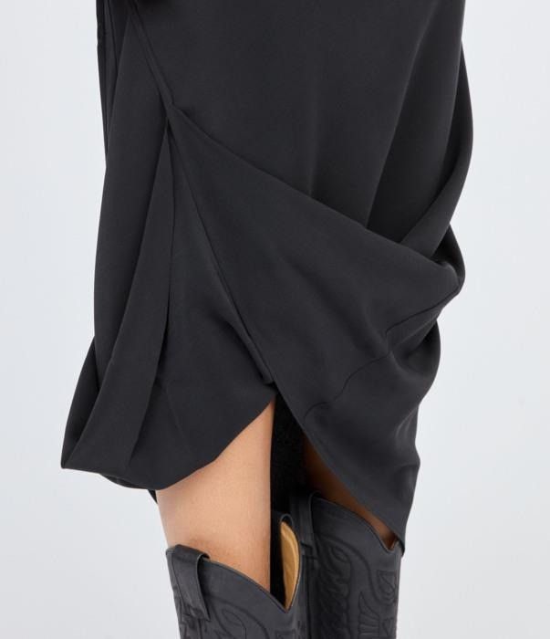 Maison Margiela o1bcso1str0426 MM6 Dress in Black Size M / US 6-8 / IT 42-44 - 4 Thumbnail