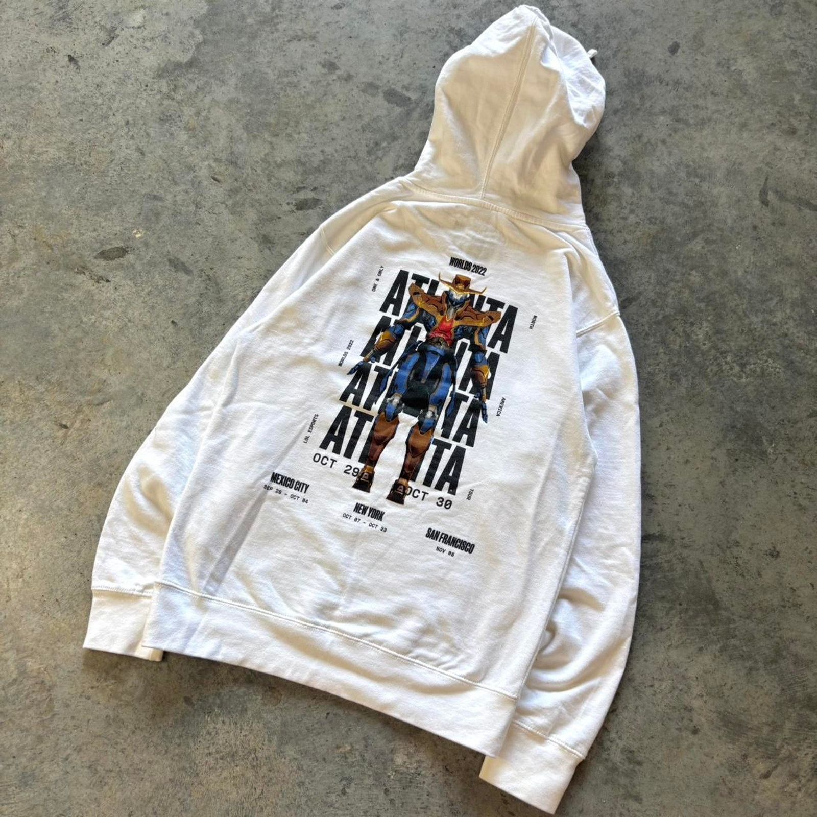 Vintage 2022 League Of Legends Worlds Atlanta Hoodie Size US XS / EU 42 / 0 - 1 Thumbnail