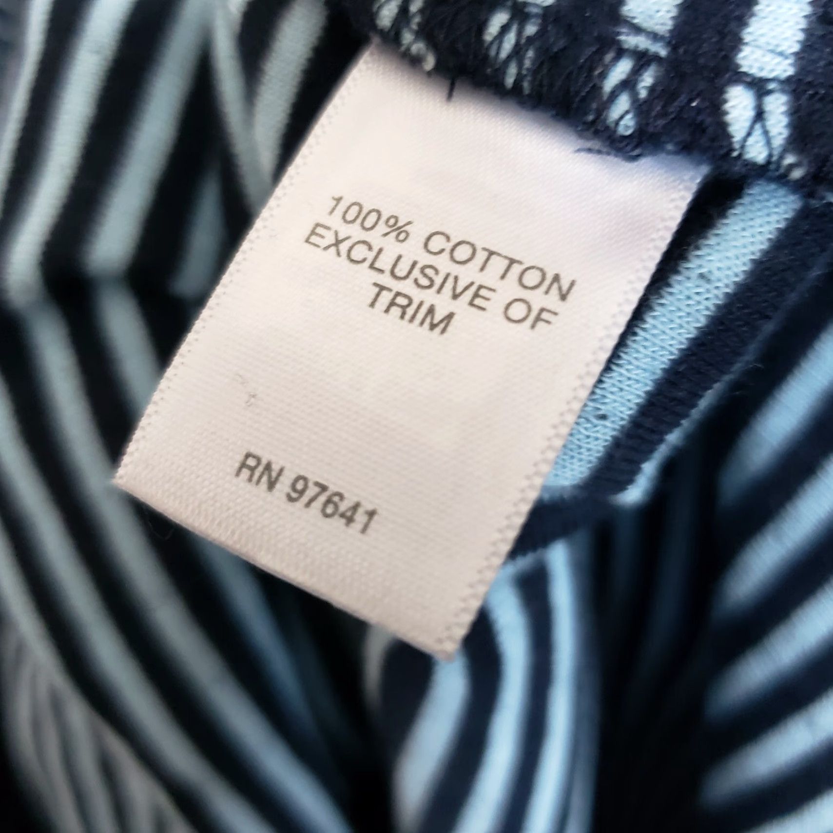 J. Jill J Jill Dress Womens Small Blue Striped Long Sleeve Cotton Size S / US 4 / IT 40 - 6 Thumbnail