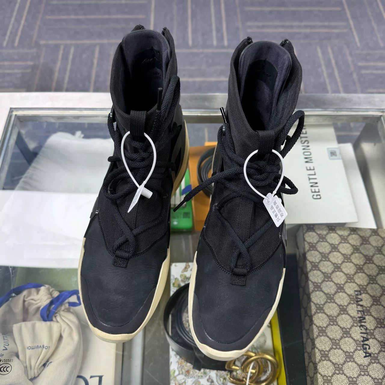 FOG FOG Original Black Shoes Size US 10 / EU 43 - 1 Thumbnail