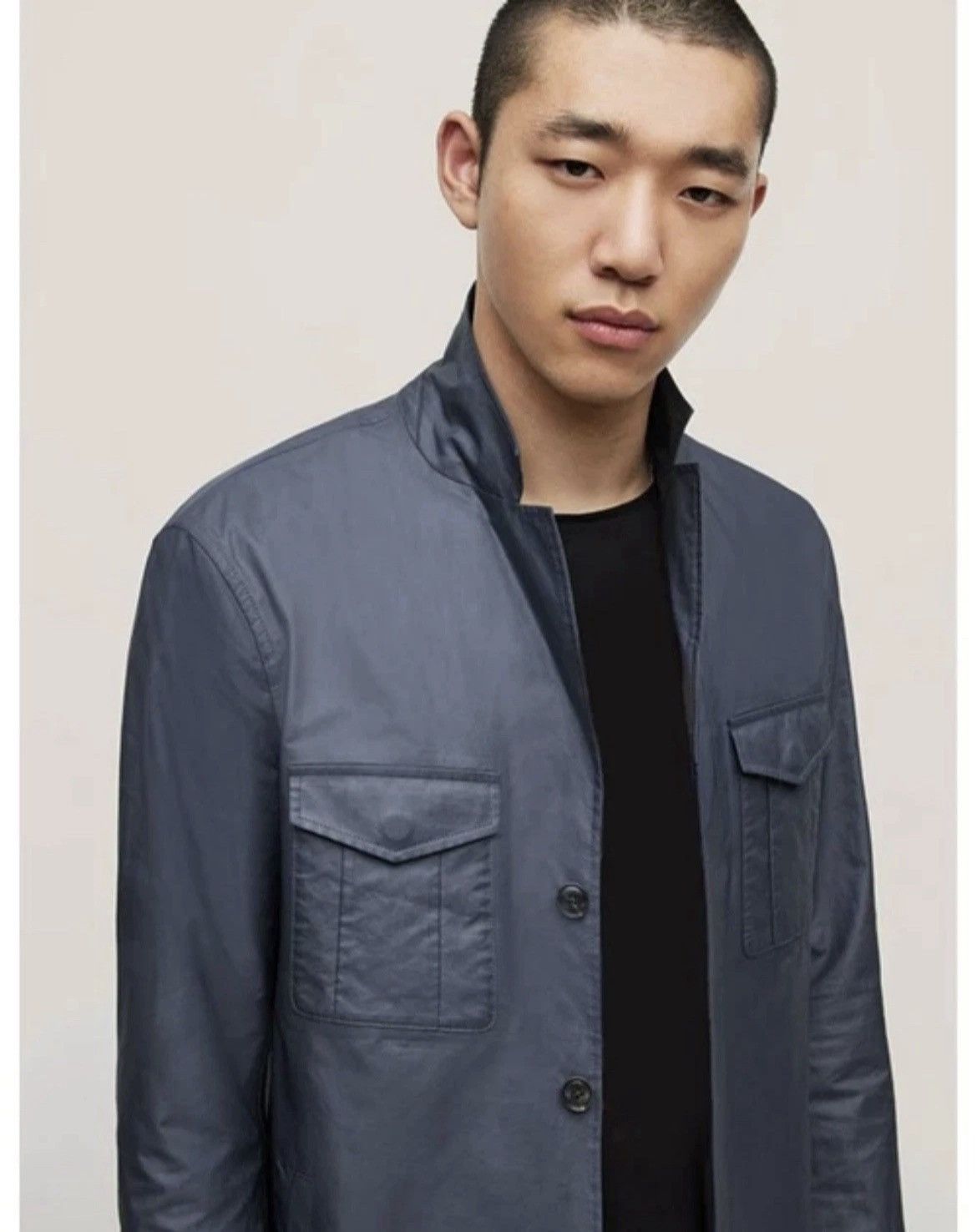 John Varvatos Three-Button Hidden-Placket Jacket EU 54 usa 44 Size US L / EU 52-54 / 3 - 4 Thumbnail