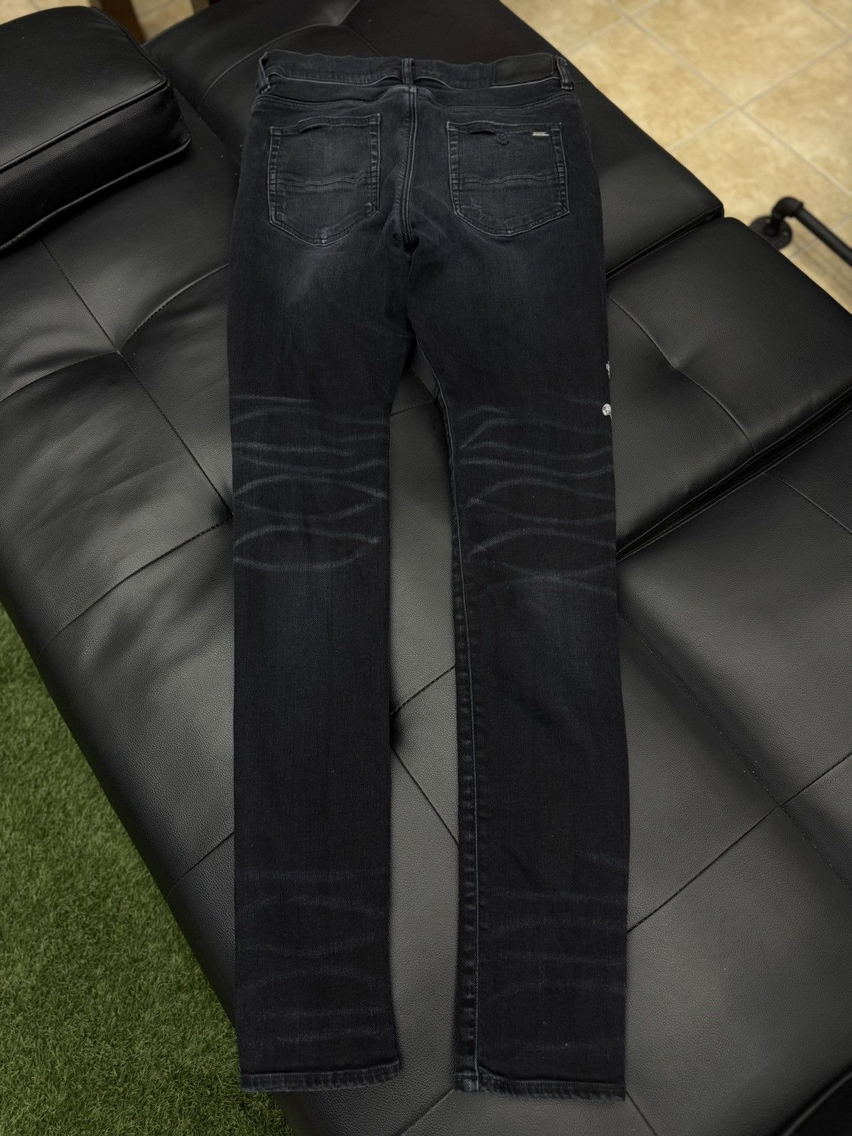 Amiri Amiri Skinny Jeans Angel Leg Logo RARE Size 33 Size US 32 / EU 48 - 12 Thumbnail