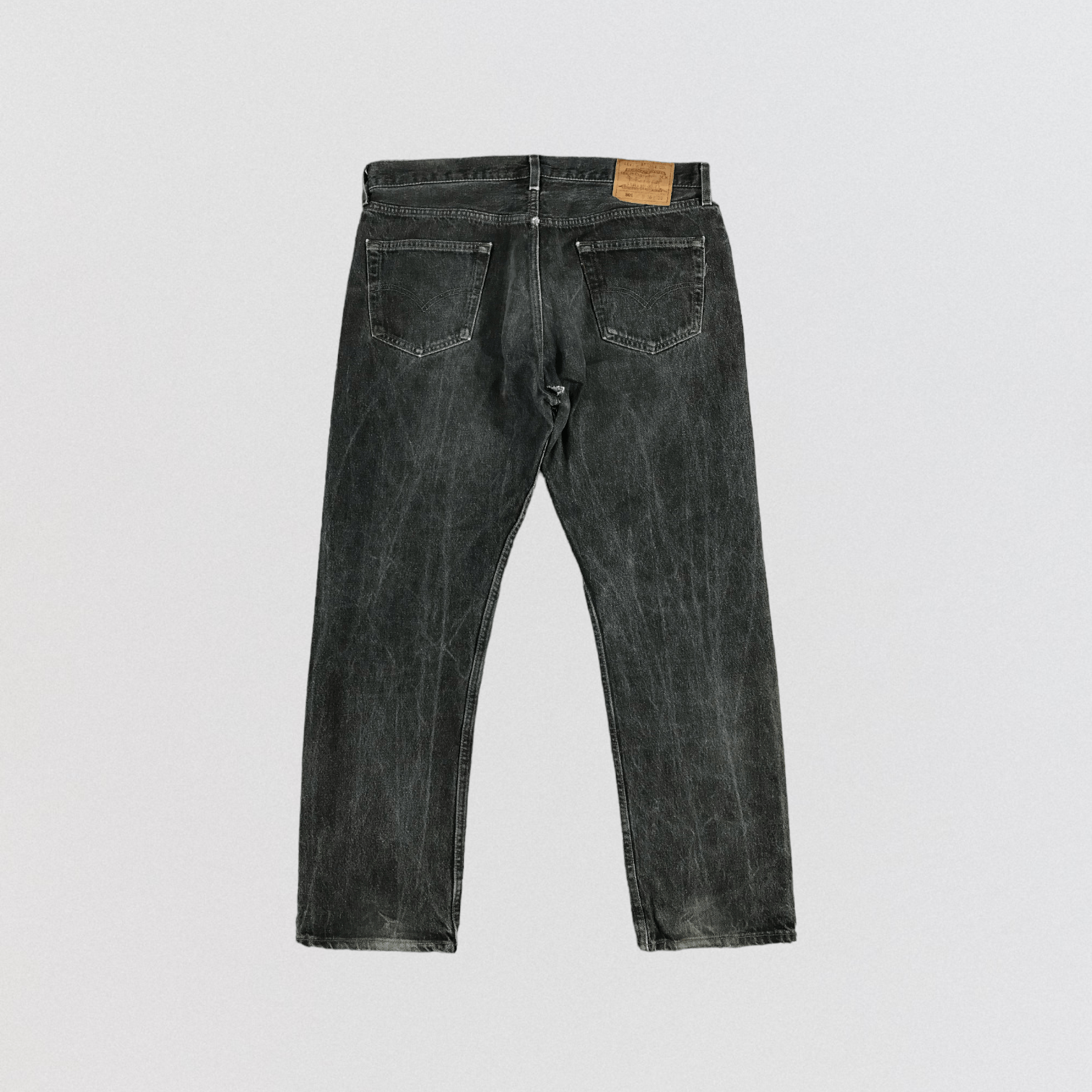 Levi's × Vintage Vintage Faded Black Levis 501 Jeans-JM2351 Size US 38 / EU 54 - 2 Thumbnail