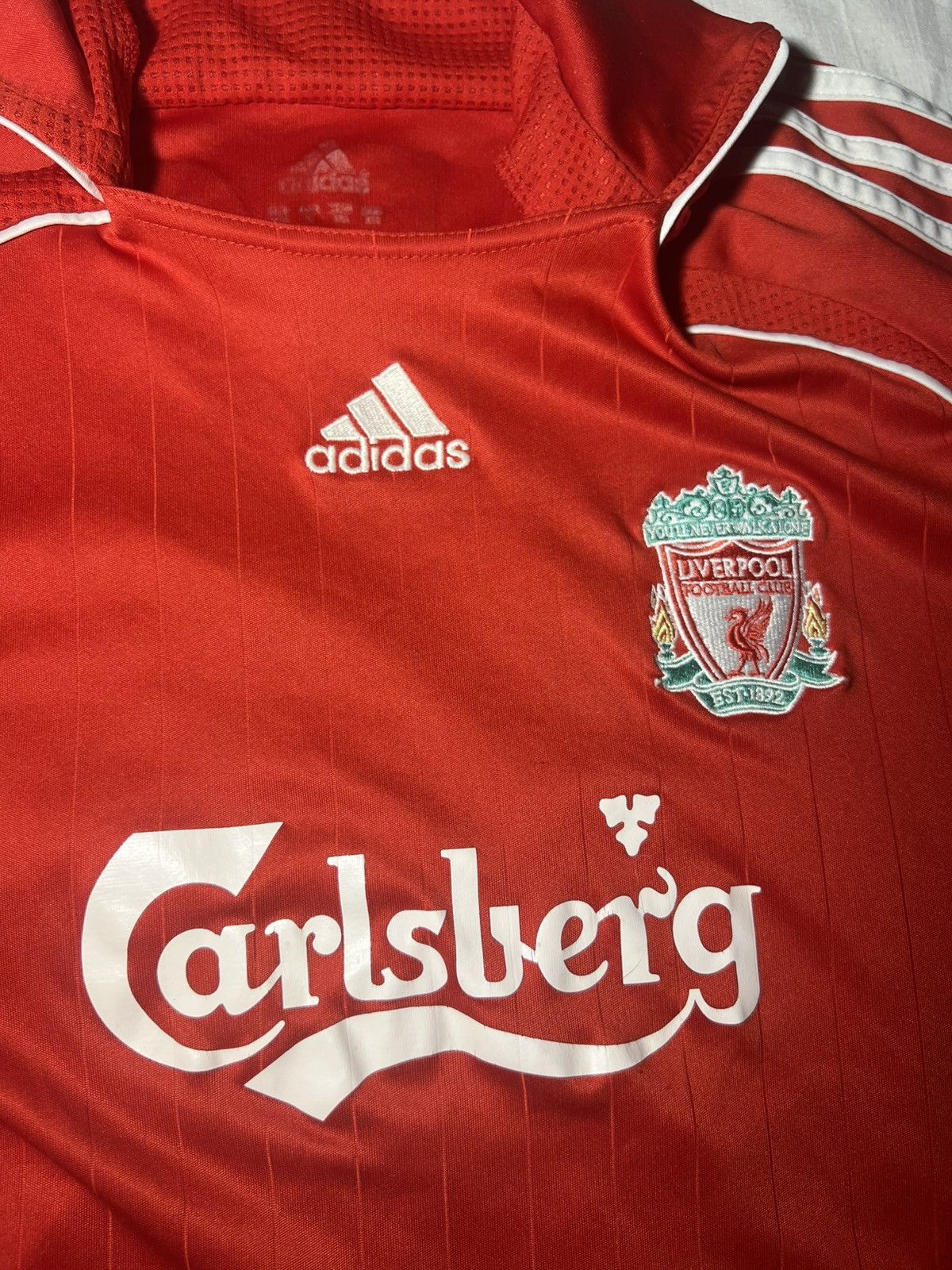Adidas × Vintage LIVERPOOL 06/08 Home Carlsberg Jersey XS Size Retro Vintage Size US XS / EU 42 / 0 - 6 Thumbnail