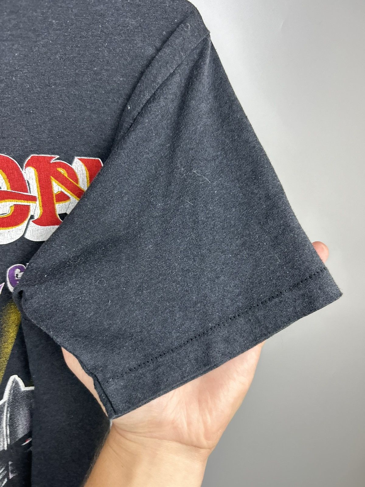 Band Tees × Vintage Vintage Saxon 1983 Power The Glory T shirt Size US S / EU 44-46 / 1 - 6 Thumbnail