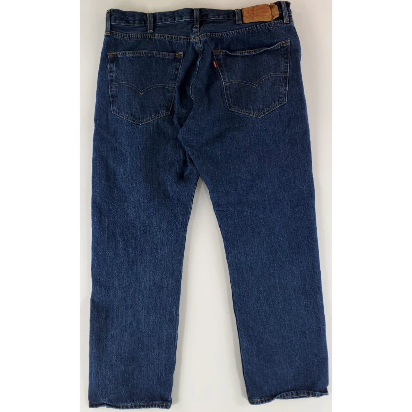 Levi's Levi's 501 Jeans Blue Mens 39x29 Actual 40x30 Straight Regular Jeans Mens Blue Size US 39 - 3 Thumbnail