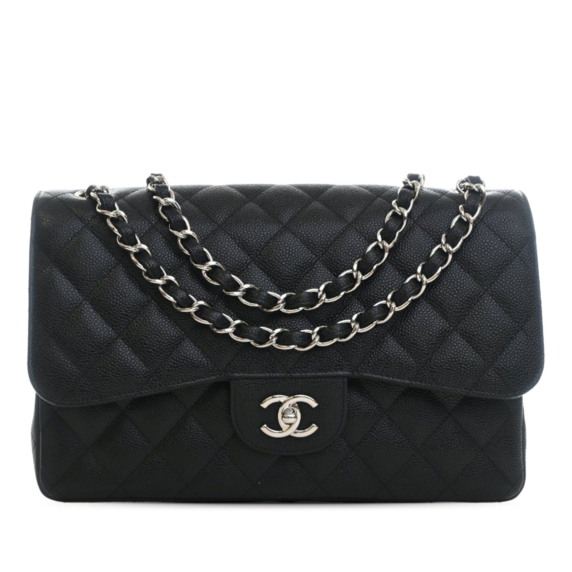 Chanel Jumbo Classic Caviar Double Flap Size ONE SIZE - 1 Thumbnail