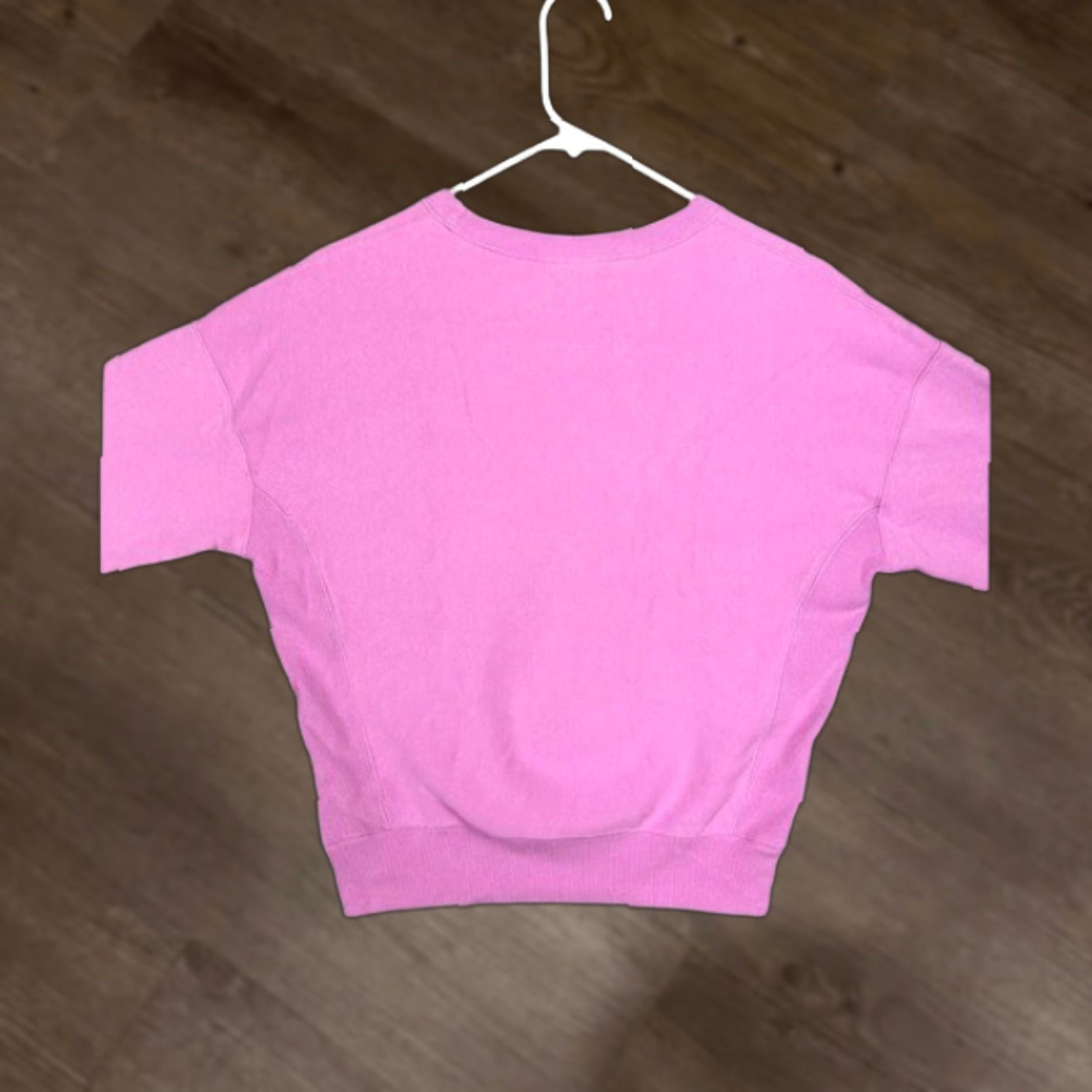 Champion Champion Sweatshirt Womens Small Reverse Weave Pink Big Logo Crew Neck Pullover Sweatshirt Size S / US 4 / IT 40 - 1 Thumbnail