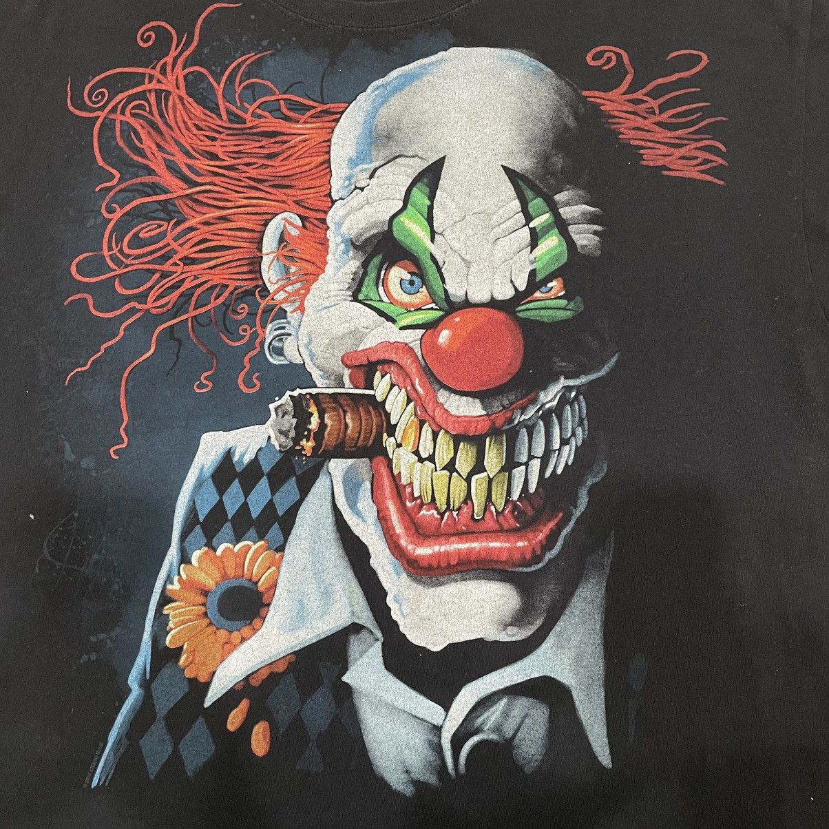 DC Comics Joker Liquid Blue Dark Fantasy Y2K Size US XXL / EU 58 / 5 - 3 Thumbnail