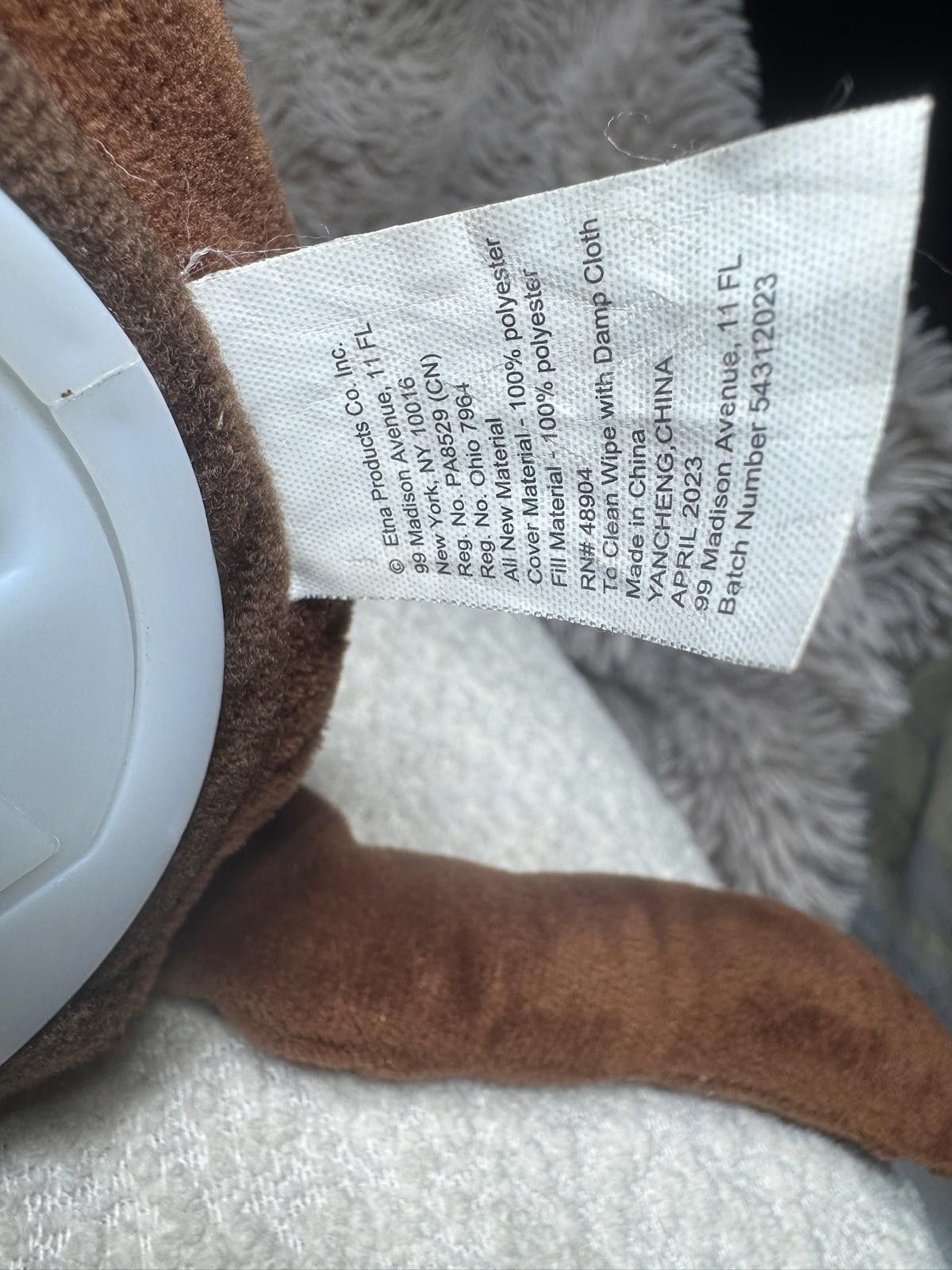 Designer EPM Plush Stuffed Monkey Toy Size ONE SIZE - 3 Thumbnail