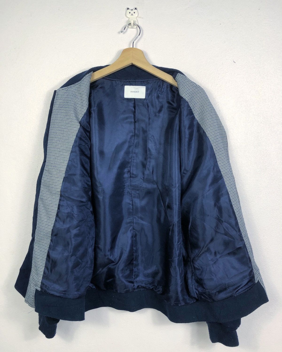 Japanese Brand Rare Inherit Japan Patchwork Zipper Jacket Size US L / EU 52-54 / 3 - 7 Thumbnail