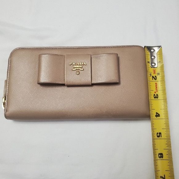 Prada PRADA NUDE BOW ZIPPY Wallet cardholder Size ONE SIZE - 16 Thumbnail