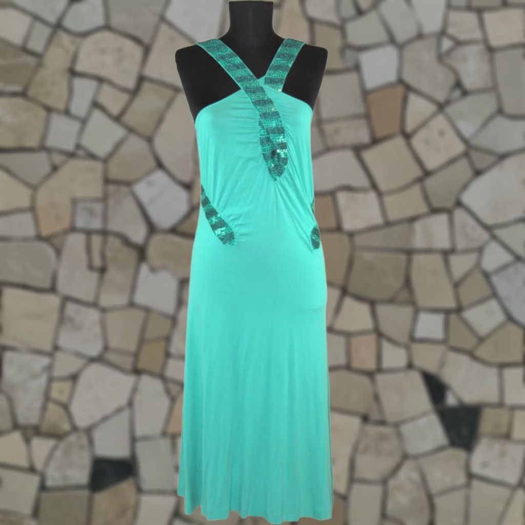 escada a line dress $1295 Escada Women White Stretch Cap-Sleeve V-Neck Pleated A-Line Dress US  14/44