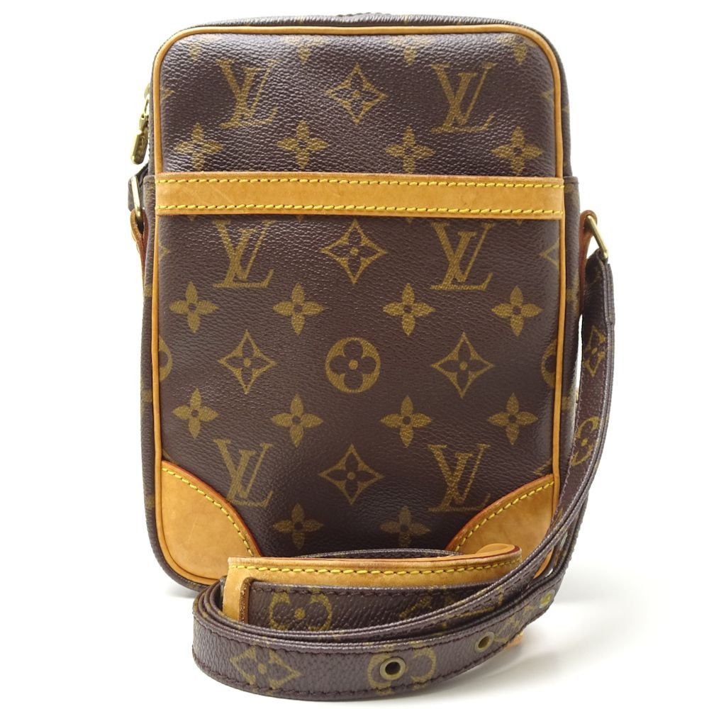 Louis Vuitton Monogram Crossbody Shoulder Bag Brown