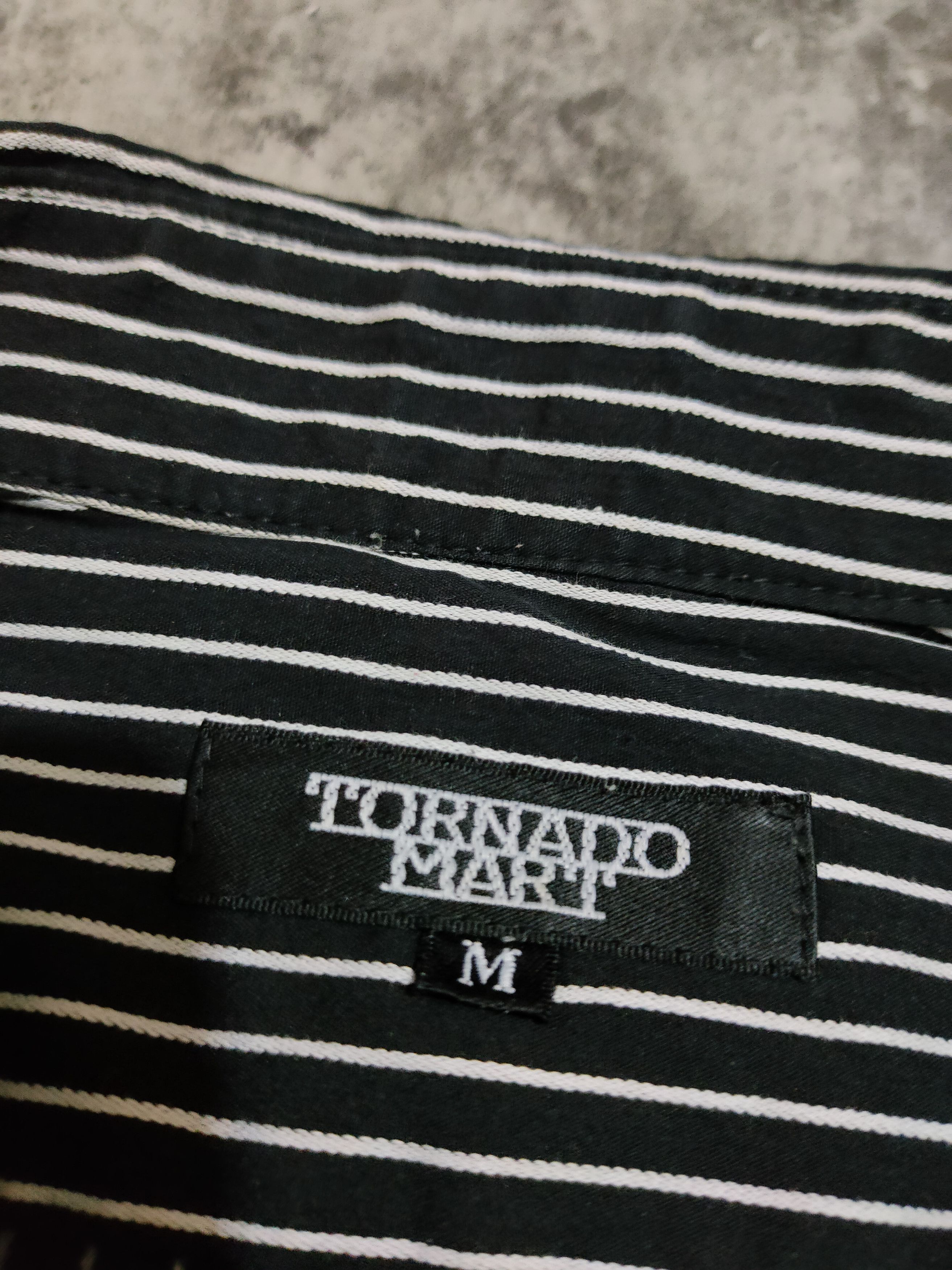 Tornado Mart Tornado Mart strip long shirt Size US M / EU 48-50 / 2 - 7 Thumbnail