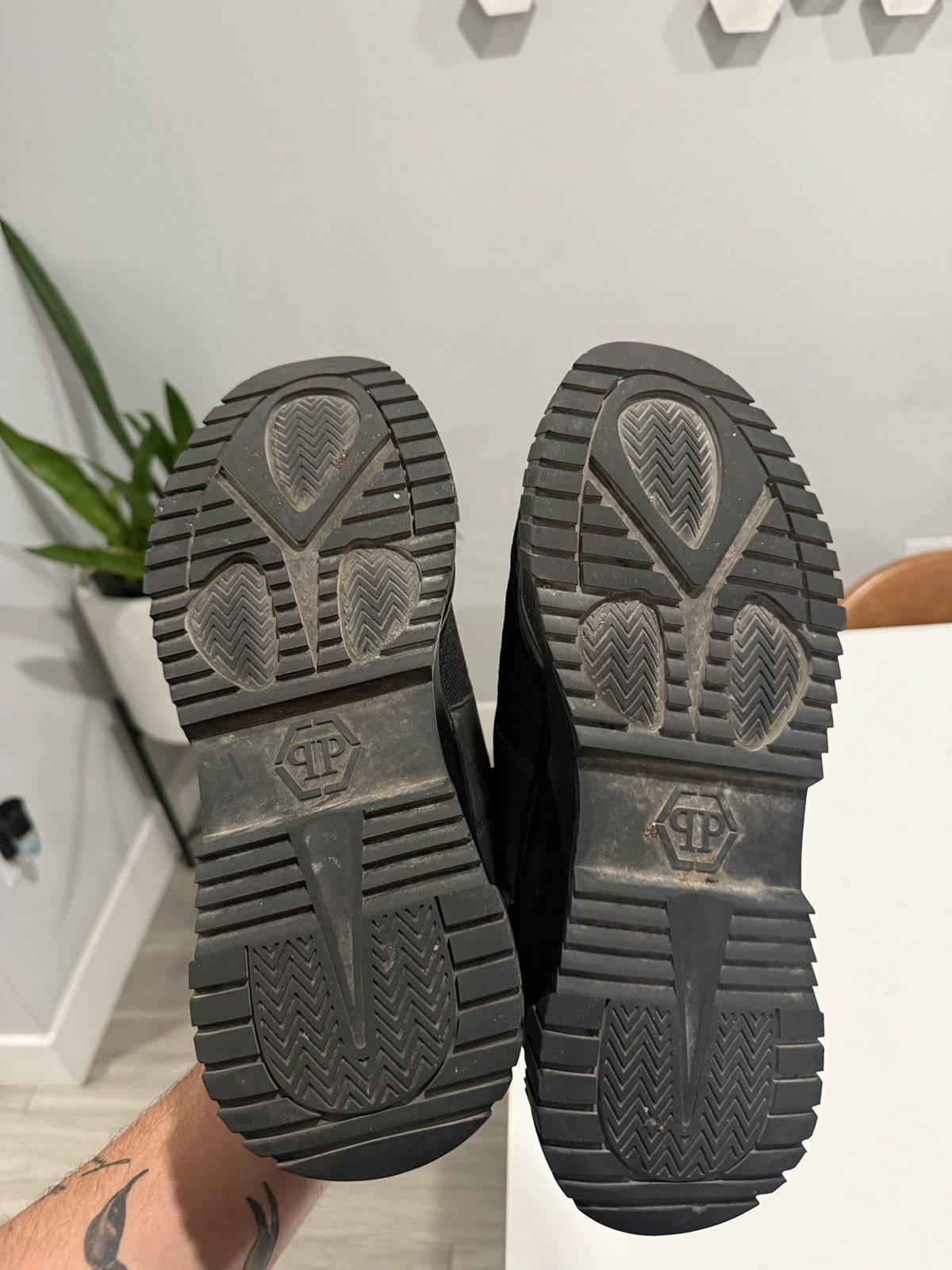 Philipp Plein Philipp Plein Predator Lace-Up Sneakers Size US 9 / EU 42 - 4 Thumbnail
