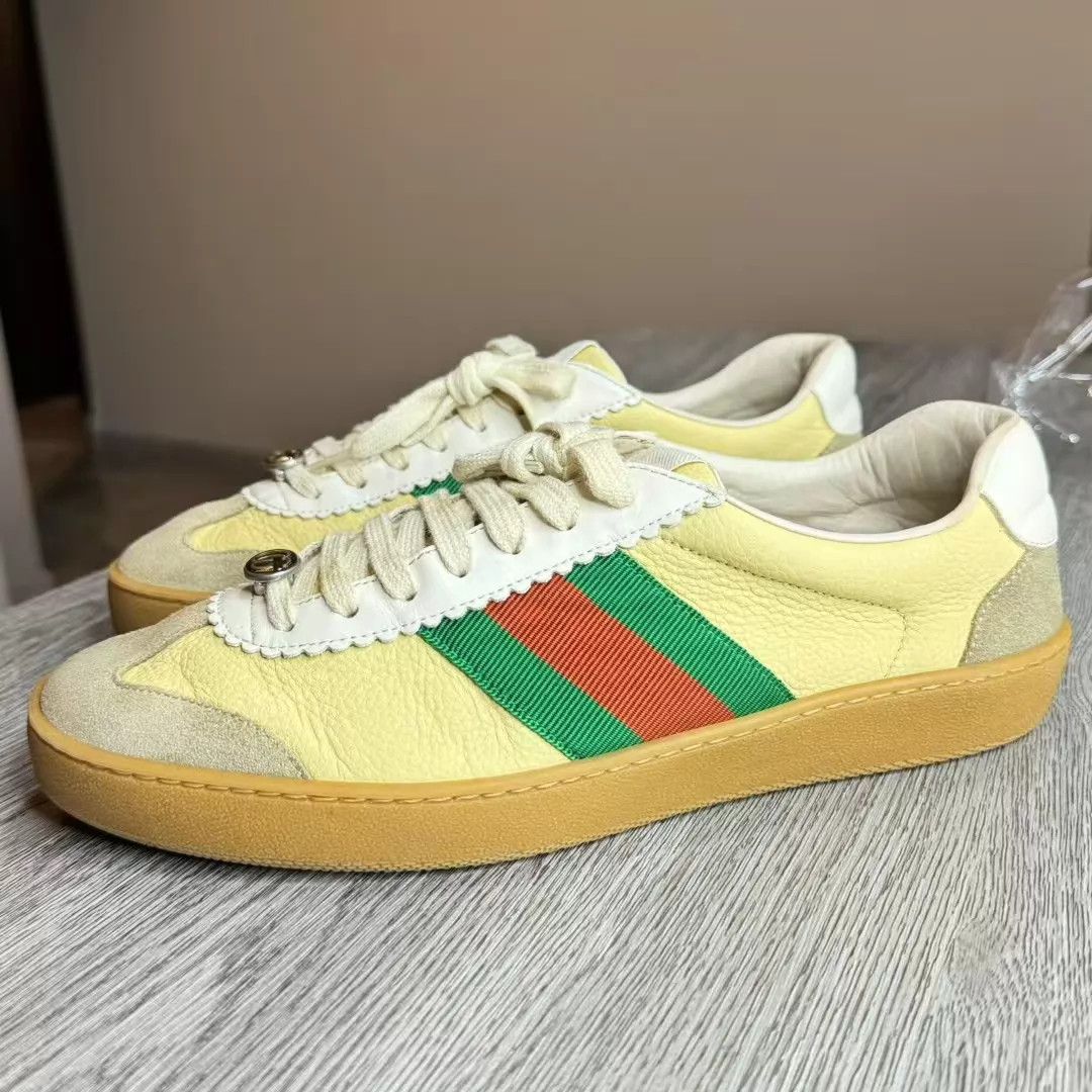 Gucci GUCCI G74 Decon Brown & Green 42 Excellent Size US 11 / EU 44 - 1 Thumbnail
