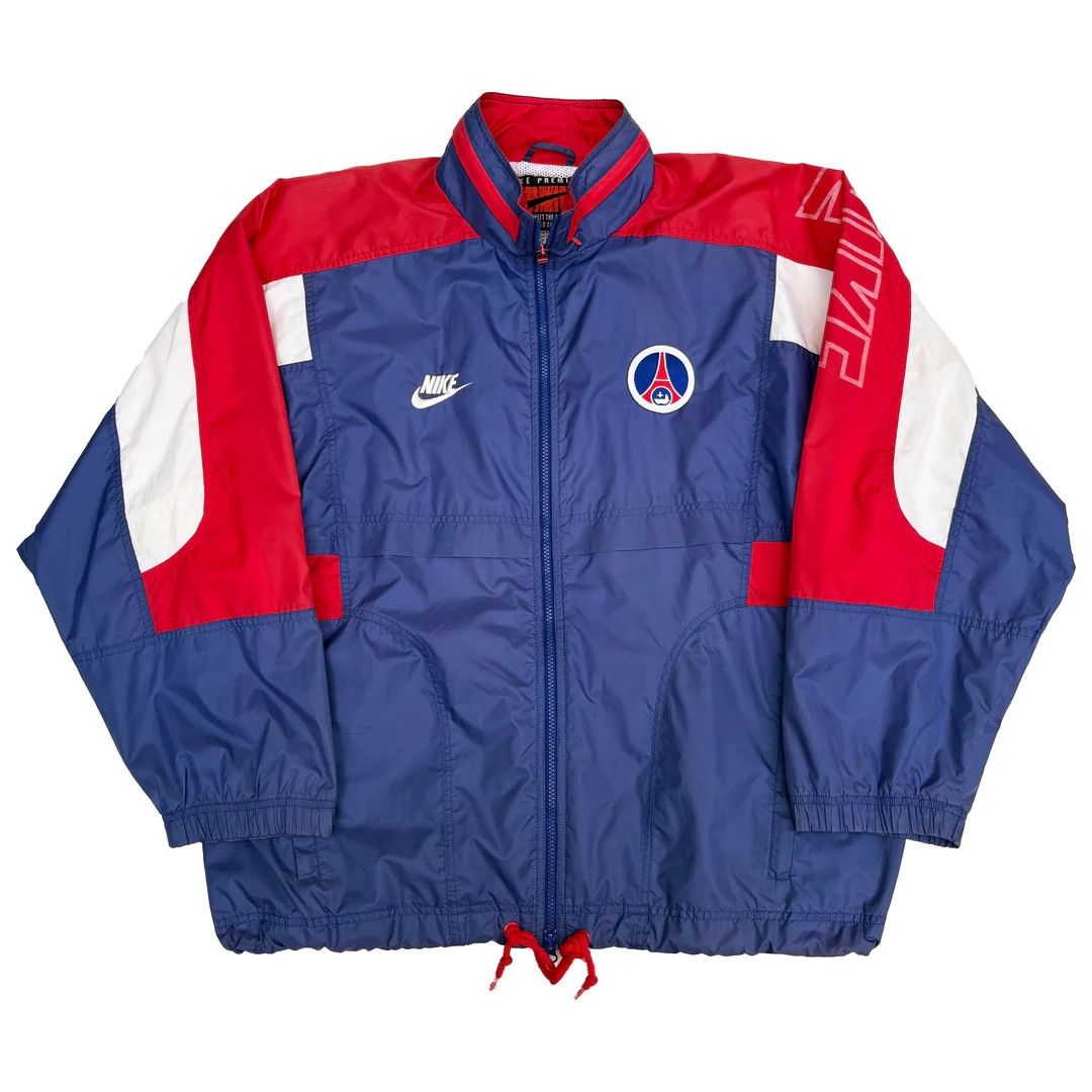Nike PSG Paris Saint-Germain 1996 97 Vintage Nike Football Jacket Size US L / EU 52-54 / 3 - 1 Thumbnail
