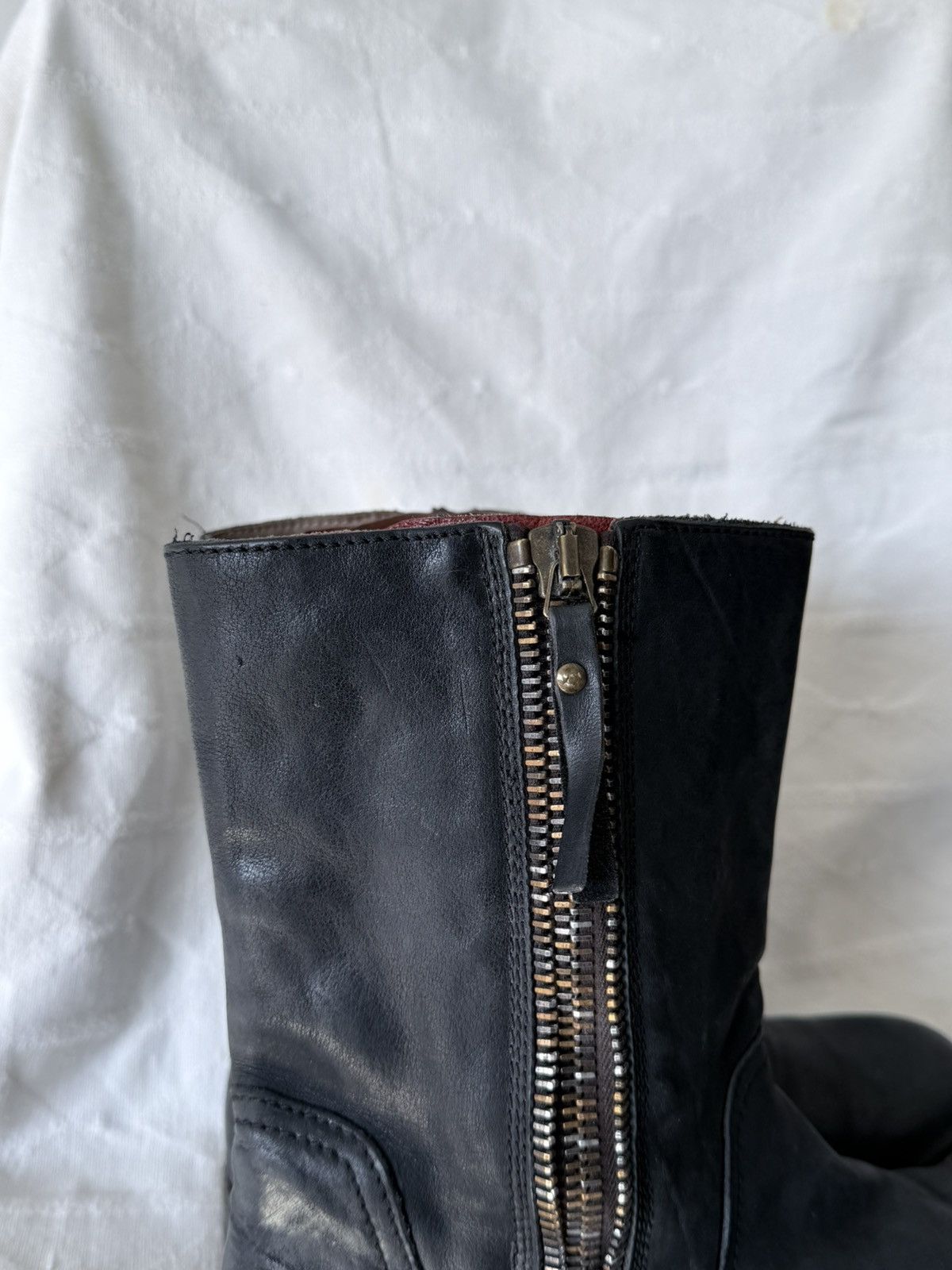 MoMA Avant Garde MoMA Zippers Leather Boots Size US 7 / EU 40 - 5 Thumbnail