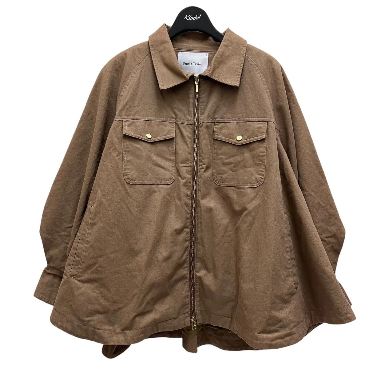 Japanese Brand Emma Taylor x freaks Store poncho fleece brow jackets Size ONE SIZE - 1 Thumbnail