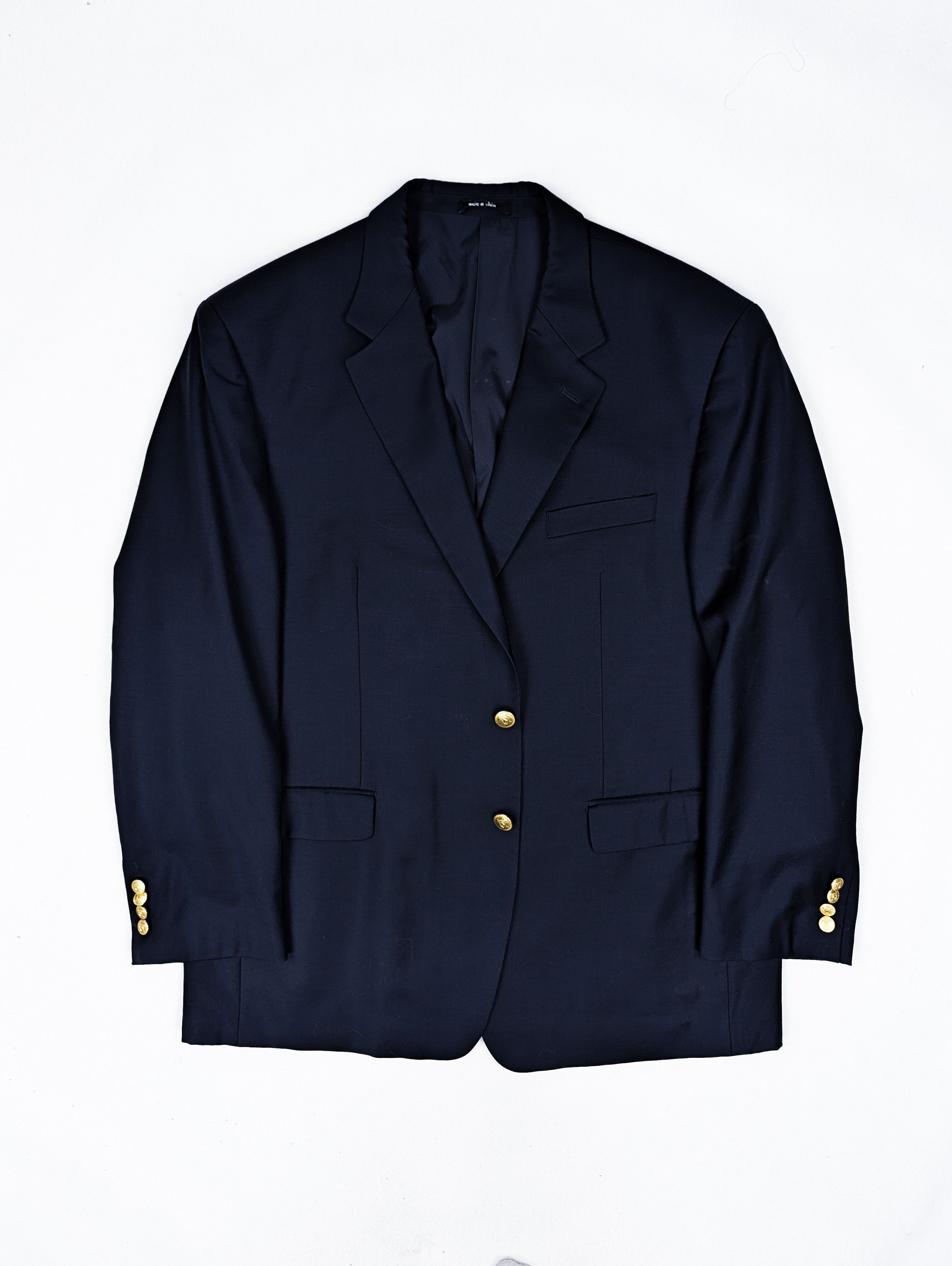 Lauren Ralph Lauren Lauren Ralph Lauren navy wool suit jacket blazer XL Size 46R - 2 Thumbnail
