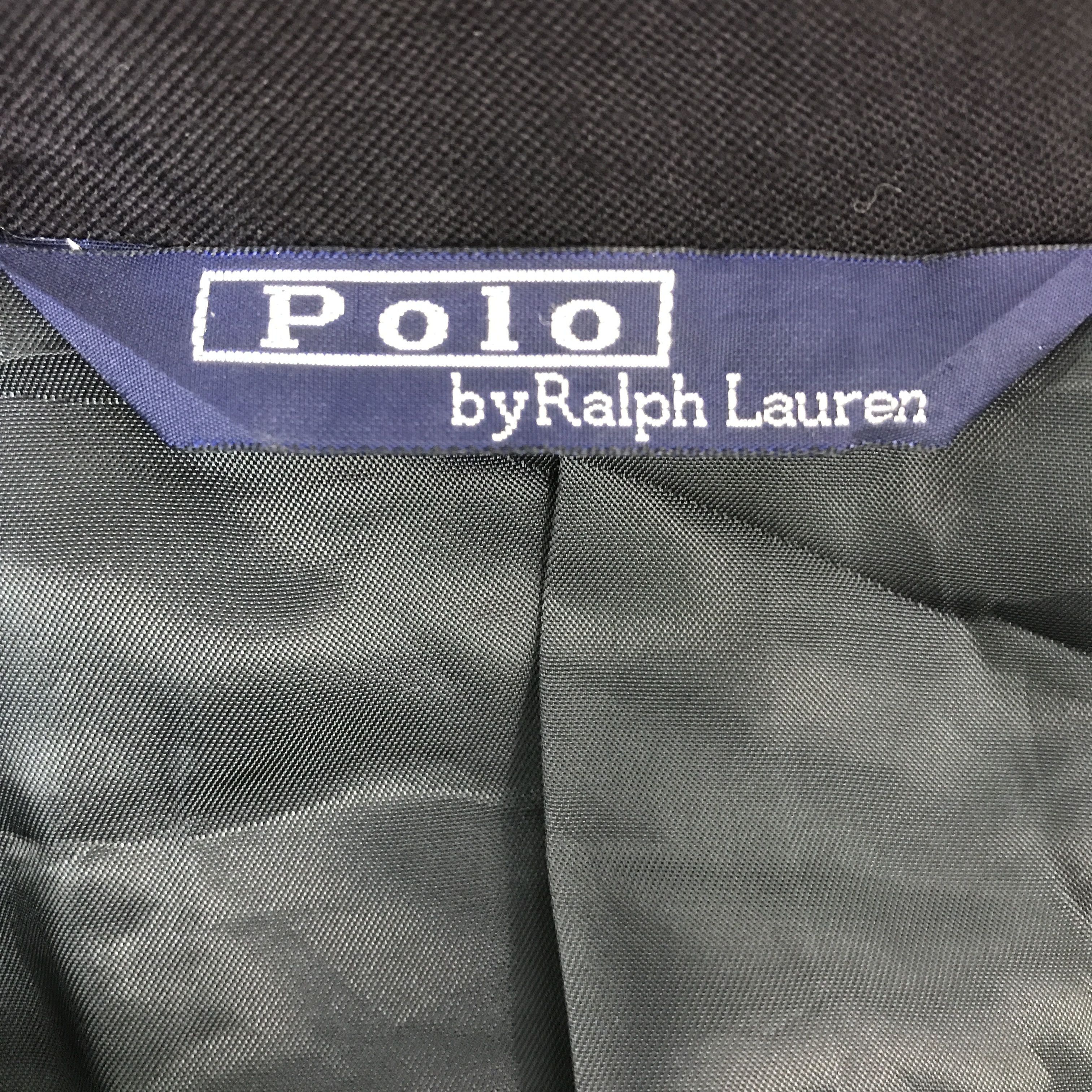 Polo Ralph Lauren × Vintage Vintage Polo Ralph Lauen Blazer Navy Coat jacket Size US L / EU 52-54 / 3 - 10 Thumbnail