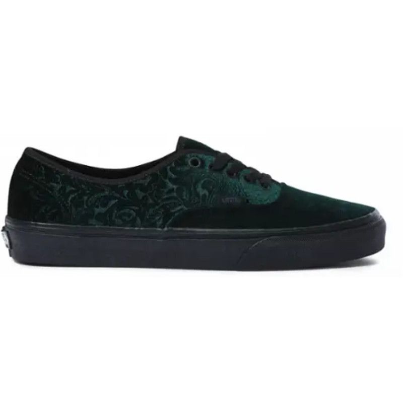 Black velvet vans womens online