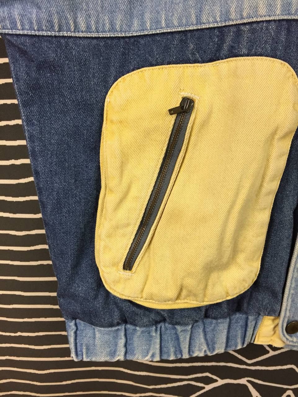 O'Neill Vtg 90s O'Neill Shower Colorblock Denim Bomber Jacket Size US M / EU 48-50 / 2 - 5 Thumbnail