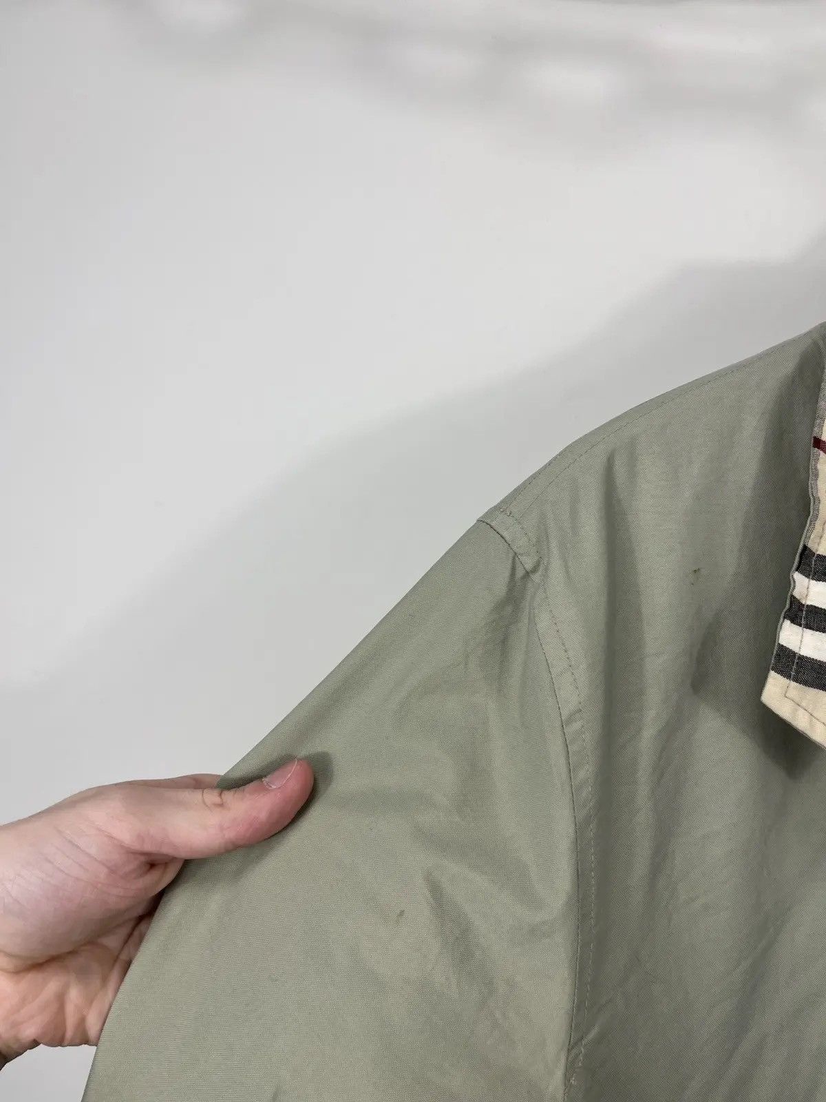 Burberry Vintage Burberry Nova Check Olive Luxury Nylon Jacket Size US M / EU 48-50 / 2 - 10 Thumbnail