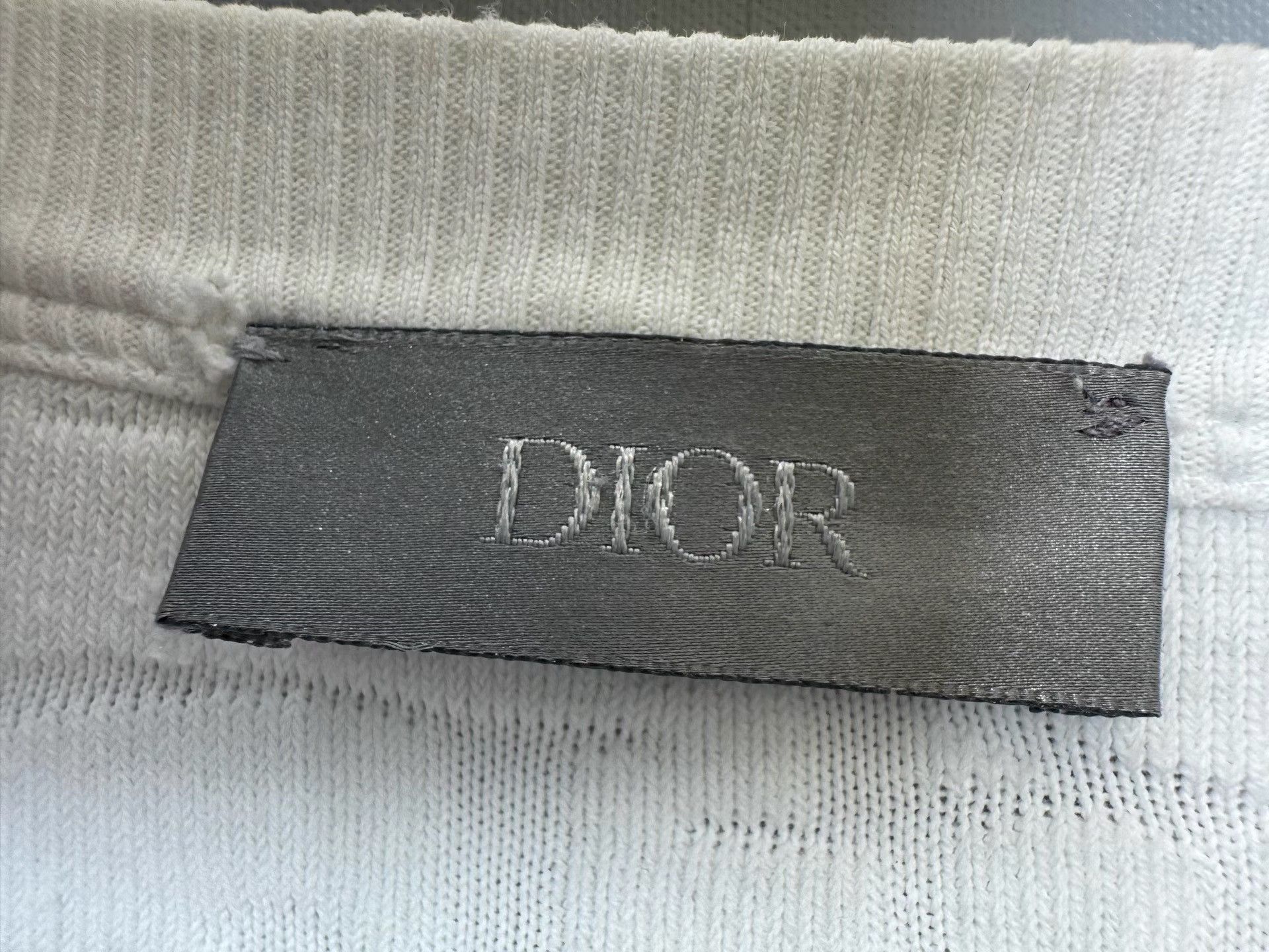 Dior Dior White Subtle All-Over Towel Tee K36 Size US XL / EU 56 / 4 - 3 Thumbnail