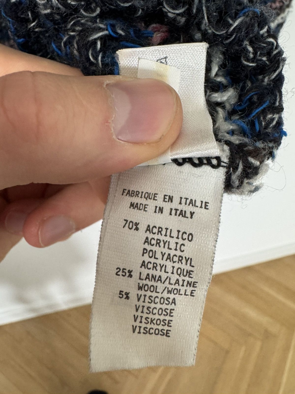 Missoni Missoni Rare Sweater Knitted Wool Lana Multicolor 1/4 Zip Size US XL / EU 56 / 4 - 7 Thumbnail