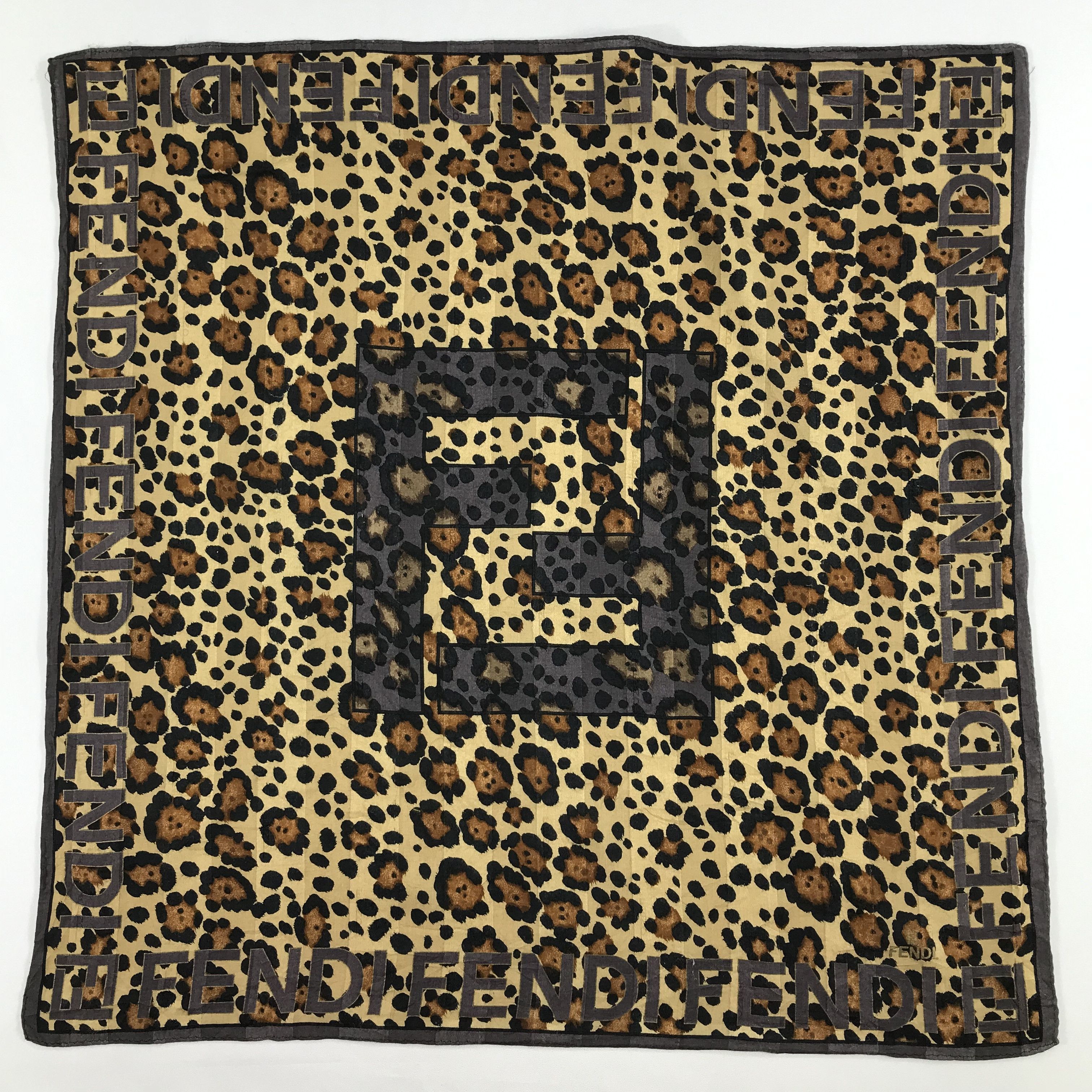 Vintage Vintage Fendi Bandana / Handkerchief / Neckerchief - S1998 Size ONE SIZE - 1 Thumbnail