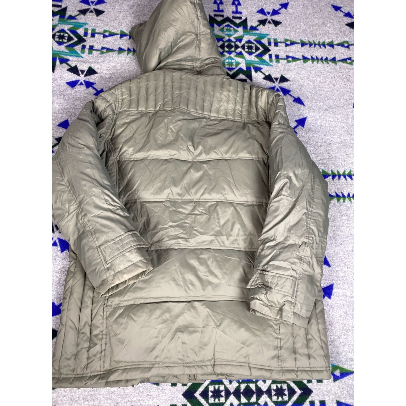Calvin Klein Calvin Klein Down Feather Long Jacket Hoodie Coat XL Mens Green Size US XL / EU 56 / 4 - 3 Thumbnail