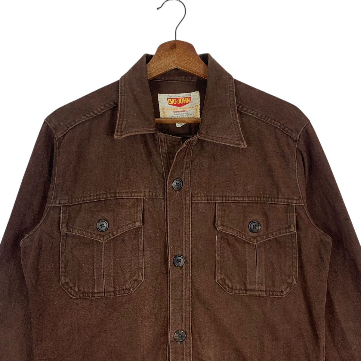 Big John × Japanese Brand Vintage Big John Button Ups Jeans Jacket Size US M / EU 48-50 / 2 - 2 Thumbnail