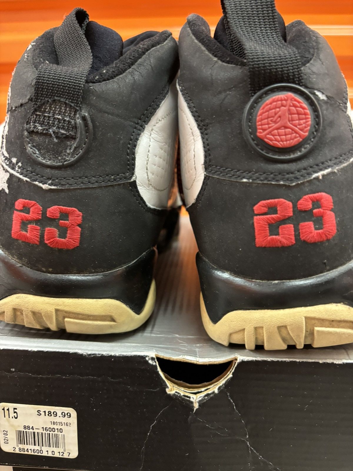 Jordan Brand × Vintage ***FINAL DROP***RARE 2001 NIKE AIR JORDAN 9 OG 11.5 Size US 11.5 / EU 44-45 - 9 Thumbnail