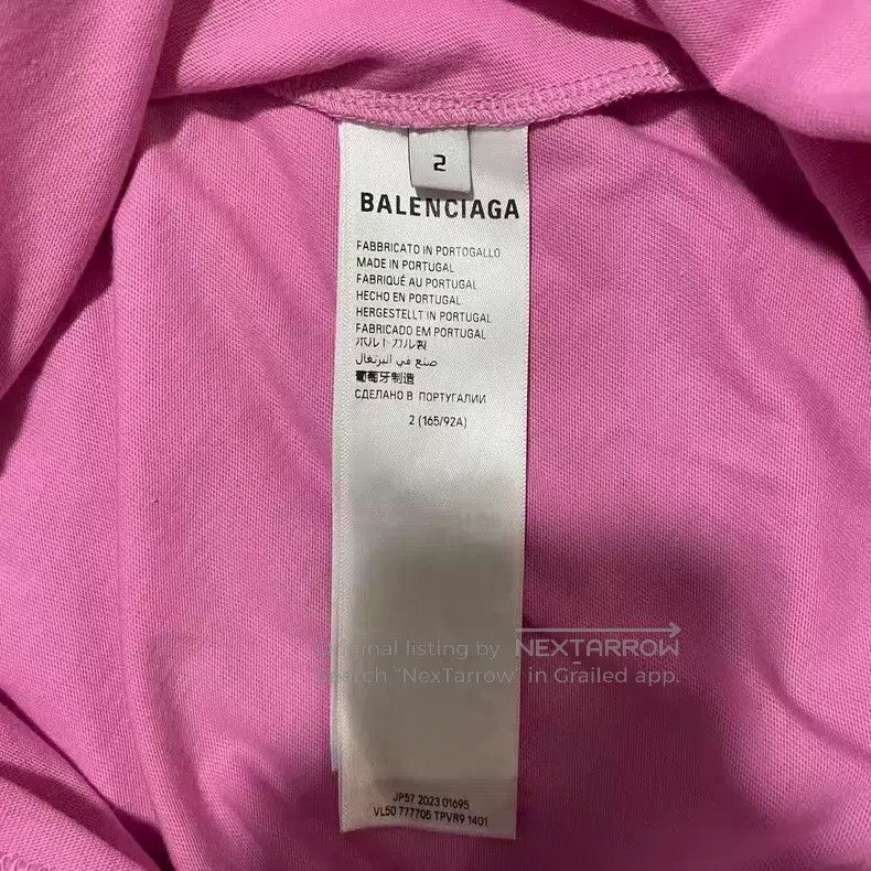 Balenciaga Balenciaga Manchester United Short Sleeve Pink Size US M / EU 48-50 / 2 - 5 Thumbnail