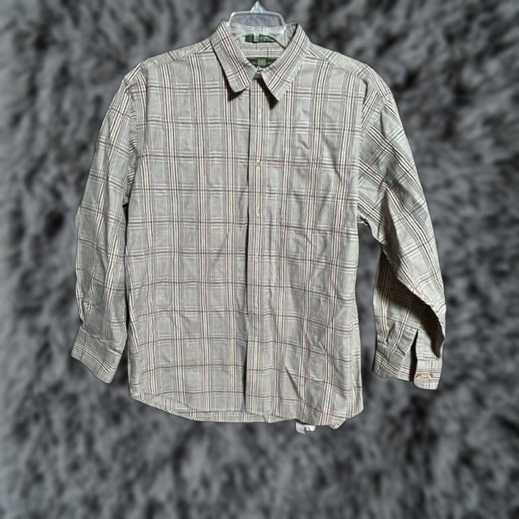 Orvis VINTAGE Orvis Button-Down Shirt L Plaid Classic Timeless Preppy Heritage Shirt Mens Long Sleeve Cotton Gray Size US L / EU 52-54 / 3 - 1 Thumbnail
