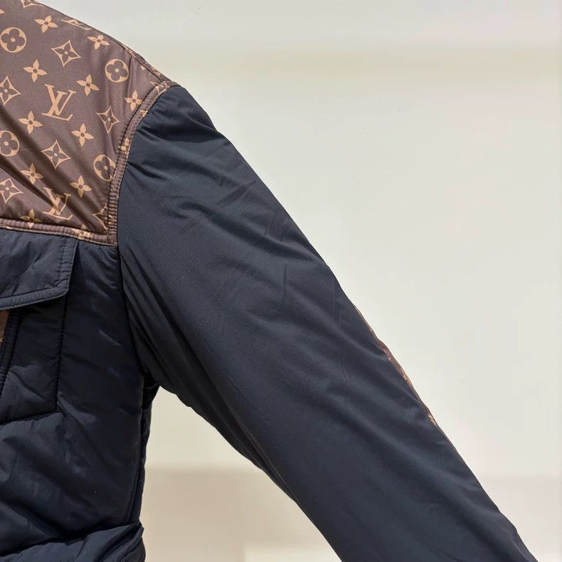 Louis Vuitton Louis Vuitton Black-brown presbyopic down jacket Size XS / US 0-2 / IT 36-38 - 4 Thumbnail