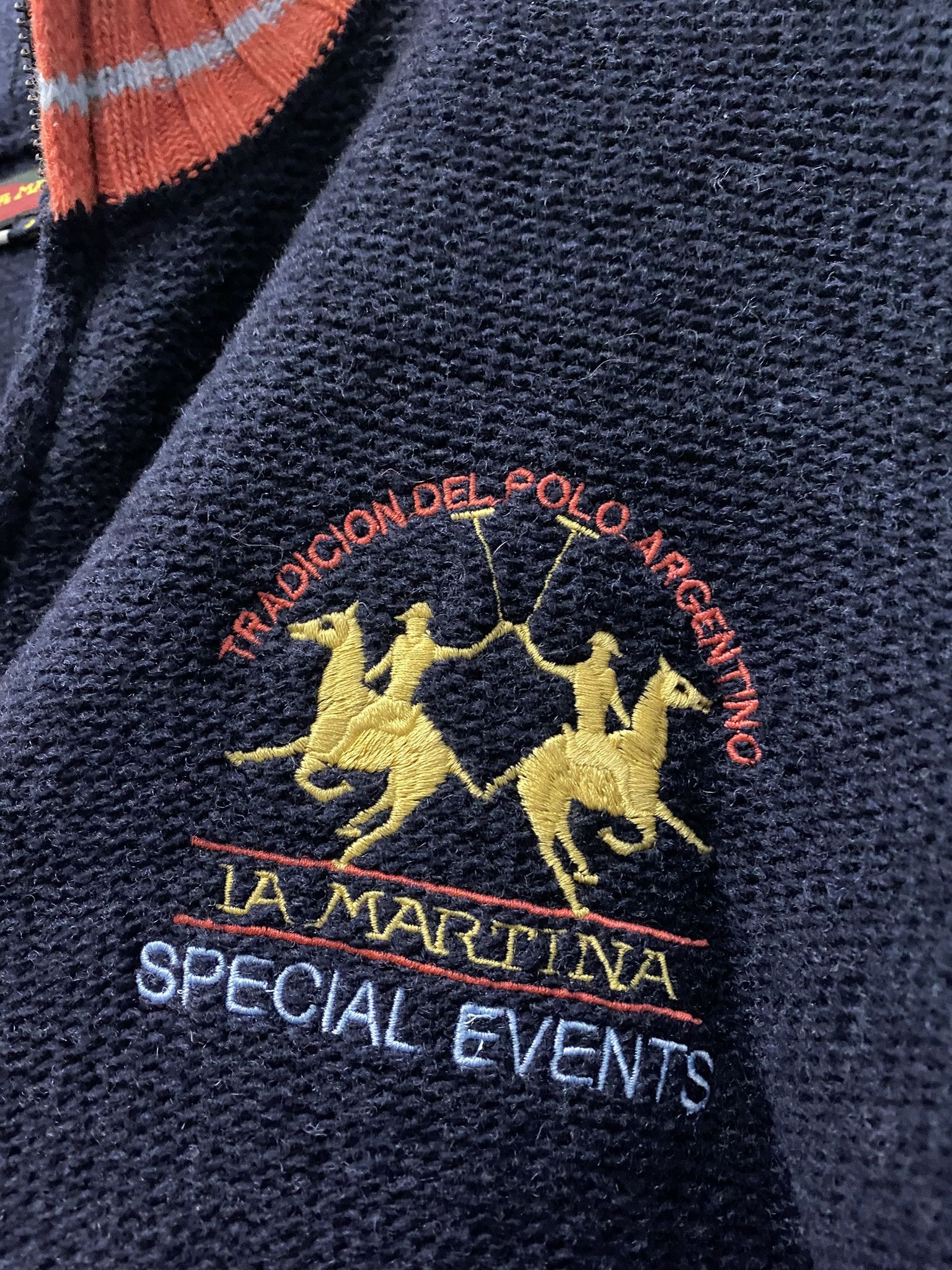 Designer × La Martina Vintage La Martina Sweater Full Zip Size L Size US L / EU 52-54 / 3 - 2 Thumbnail