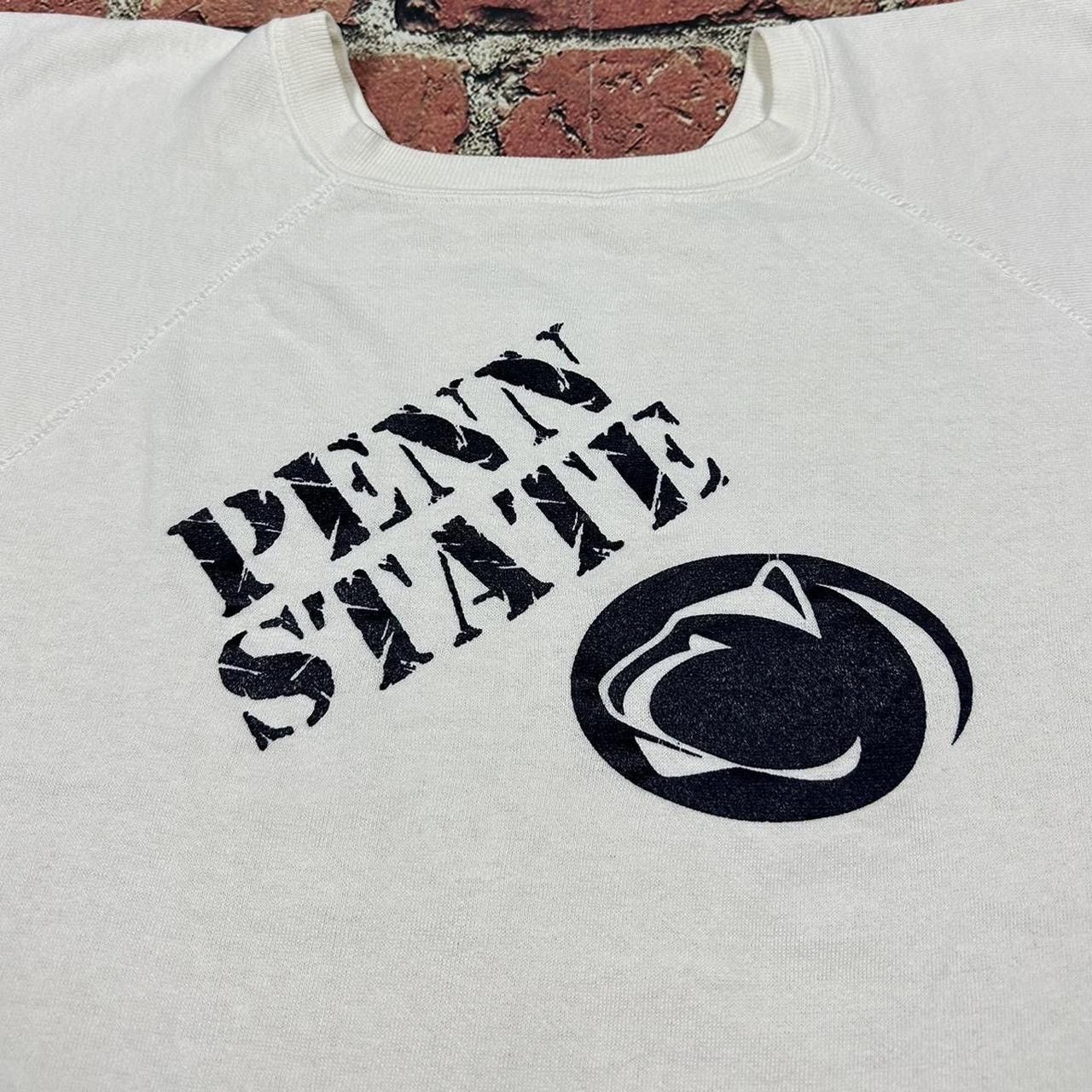 NCAA Vintage Penn State Short Sleeve Raglan Sweatshirt 70s/80s Size US L / EU 52-54 / 3 - 3 Thumbnail