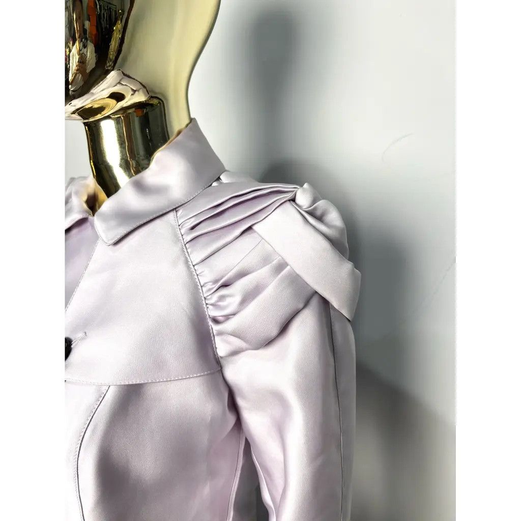 Burberry Burberry Prorsum Satin Trench Coat Size S / US 4 / IT 40 - 11 Thumbnail